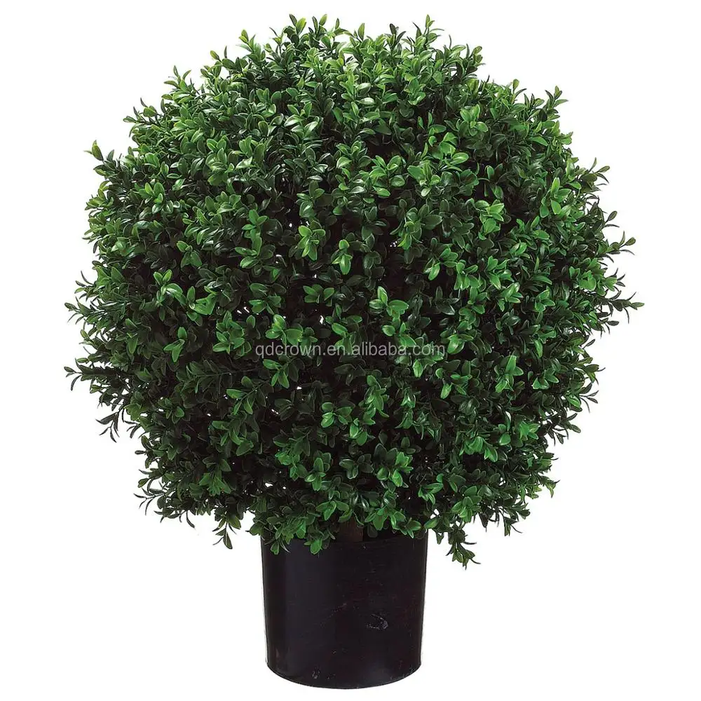 New product big boxwood topiary spiral bonsai green artificial plants best ball small potted outdoor plant plastic grass trees
