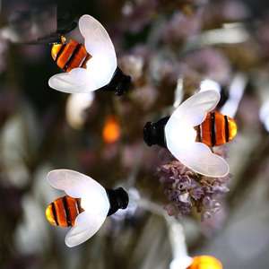 30 <span class=keywords><strong>LED</strong></span> Güneş Dize Bal Arı Şekli Sıcak Işık Bahçe Dekorasyon Su Geçirmez Yaratıcı Ağaç Asılı Işıklar - Product Image 3