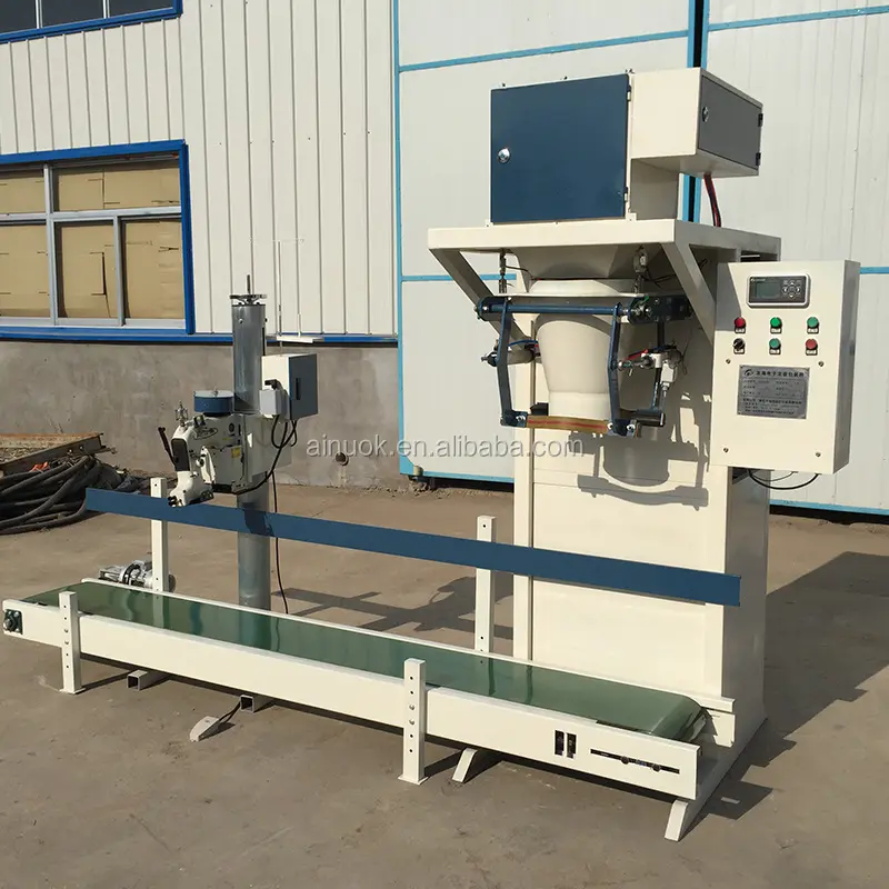 China leverancier semi automatische zak weegschaal 10-50 kg pellet feed verpakkingsmachine