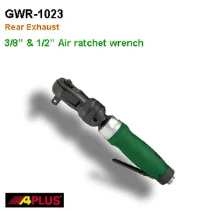 GWR-1023, einstellbare ratschenschlüssel. 3/8 "und 1/2" platz stick. 180 rpm freies geschwindigkeit. hinten auspuff.