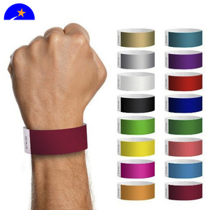 Pulseras de Papel Tyvek Dupont Desechables Personalizadas con Espacio para Código, para Eventos y <span class=keywords><strong>Entradas</strong></span> de Parques de Atracciones, Rollo de Pulseras de Tyvek - Product Image 4