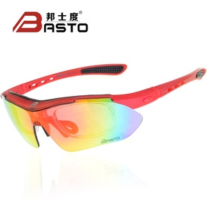 Basto แว่นกันแดดกีฬาโพลาไรซ์สำหรับปั่นจักรยาน,แว่นตากันแดดปั่นจักรยานแว่นตากีฬาฟุตบอลพีซีเลนส์โพลาไรซ์ One Injection TW - Product Image 3