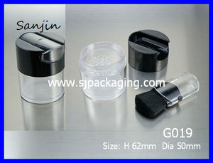 brocha para polvos / Polvera / envases cosméticos de lujo / Polvos compactos / Embalaje cosmético / Tarro cosmético Pintalabios - Product Image 1