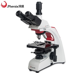<span class=keywords><strong>Microscope</strong></span> Phenix 40X-1000X avec caméra CMOS 5MP <span class=keywords><strong>Microscope</strong></span> trinoculaire biologique d'analyse de sang en direct