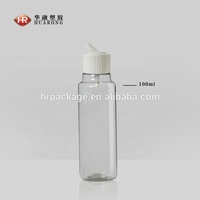 Bouteille en plastique de 100ml bouteille de pulvérisation de soins de la peau bouteille cosmétique adaptée à l'emballage de voyage