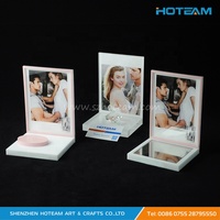 Pas cher Nouvelle Perspex Acrylique Femmes et Hommes Parfum Testeur Riser Support D'affichage