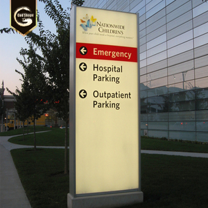 Tùy Chỉnh Freestanding Signage Ngoài Trời Pylon Đăng Led Quảng Cáo Biển Hiệu Biển Quảng Cáo Cho Đại Lý Ô Tô - Product Image 1