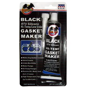 High Temperature Acetic <strong>Sealant</strong> Multi-purpose Black <strong>RTV</strong> Silicone Gasket Maker <strong>Sealant</strong> - Product Image 1