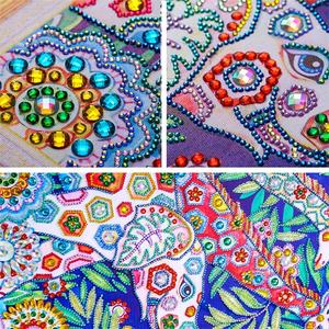 Peinture de diamant en forme spéciale de <span class=keywords><strong>girafe</strong></span>, 47x57cm, décoration de la maison, peinture artistique abstraite pour enfants - Product Image 3