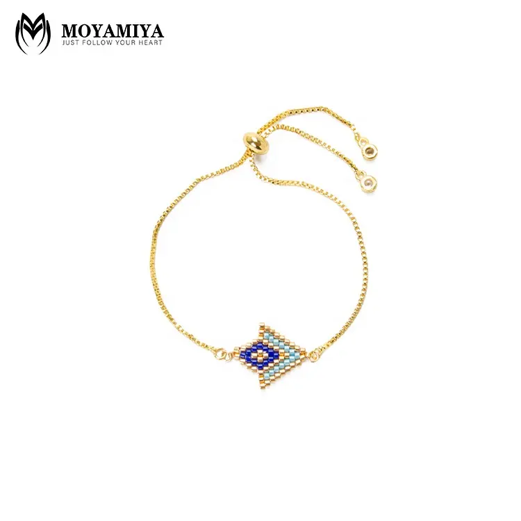 Moyamiya Armband Miyuki handgemachte Perlen geometrische Pfeil Armband Unisex Joyeria Frauen Armband