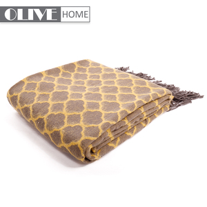 2018 Printemps vente Chaude Léger Géométrique Super Doux Tissé <span class=keywords><strong>100</strong></span> Acrylique Couverture - Product Image 5