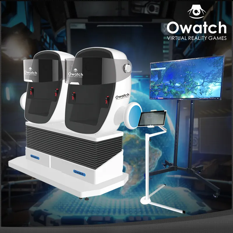 최신 새로운 매력 9D 가상 현실 놀이 디럭스 VR 의자 미니 패드 컨트롤러