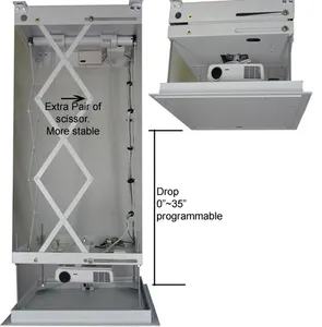 De alta calidad de los nuevos productos de vídeo kit motorizado proyector de techo de ascensor