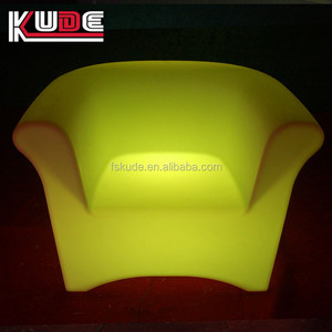 Moderna all'aperto HA CONDOTTO duro di <span class=keywords><strong>plastica</strong></span> PE divano con luce RGB - Product Image 5