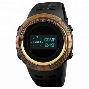 Azul del reloj Skmei 1360 la pantalla OLED de alta calidad doble deportes termómetro podómetro reloj brújula ver Alibaba China - Product Image 1