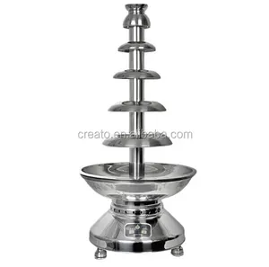 Fontaine à chocolat commerciale à 6 niveaux en acier inoxydable avec contrôle automatique de la température - Product Image 1