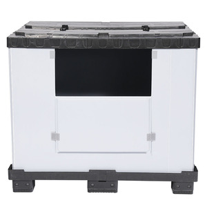 Boîte de palette en plastique pp, boîte de palette en plastique réutilisable boîte gaylord boîtes de manchon en plastique en carton avec division - Product Image 3