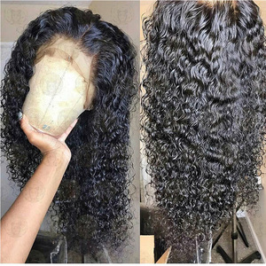 Perruque frontale en dentelle <span class=keywords><strong>360</strong></span> DIVA1, densité 150%, cheveux humains, livraison <span class=keywords><strong>Aliexpress</strong></span>, cheveux vierges brésiliens, vague d'eau, ondulée, perruque <span class=keywords><strong>360</strong></span> - Product Image 4