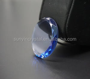 Cubierta de reloj de cristal de zafiro, color azul, redondo, excelente calidad, novedad - Product Image 2