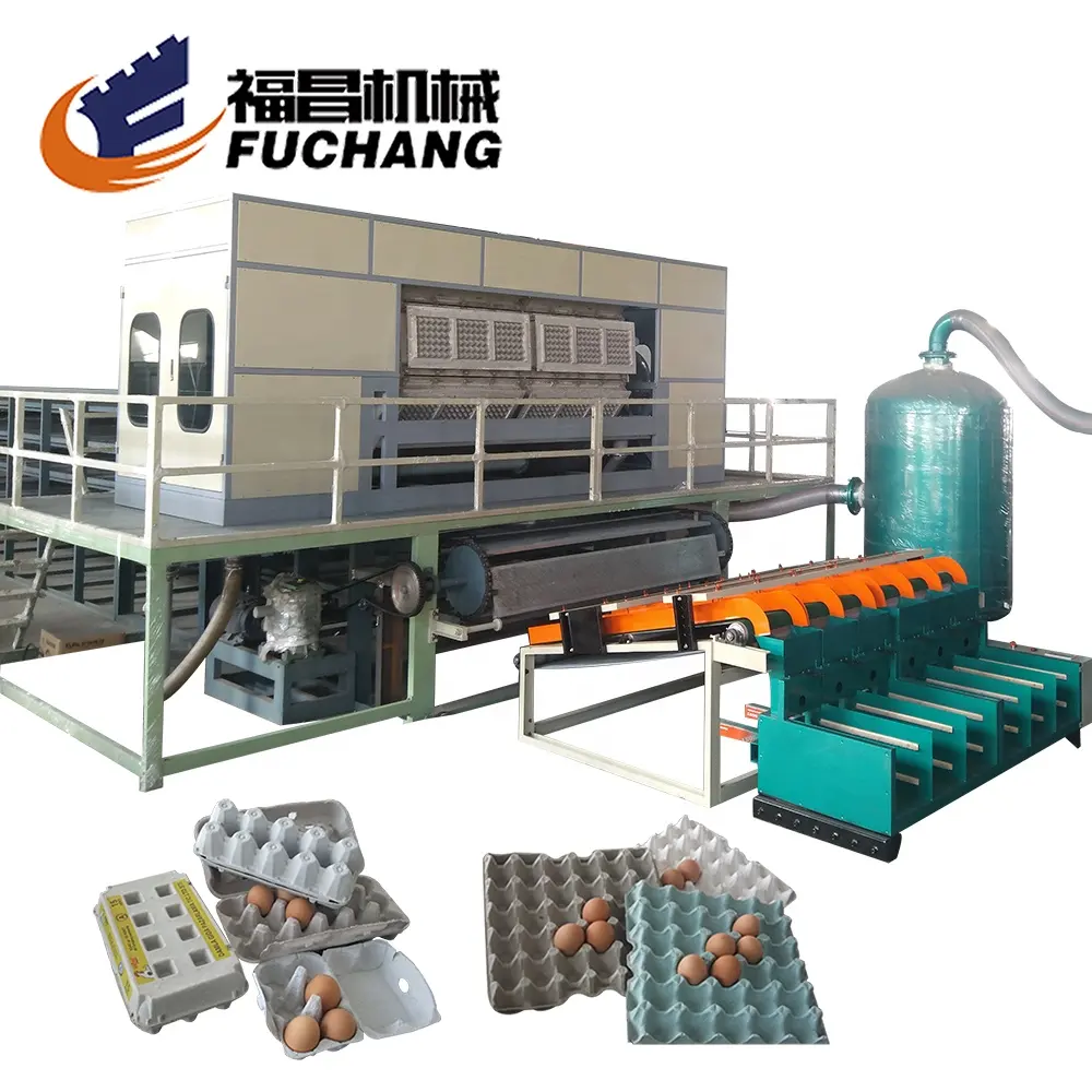 Automatic In-Line Hot press egg carton box production line/paper product making machinery