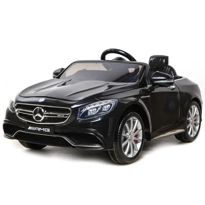 Mercedes Benz S63 Autorisés Montent sur des Jouets avec des Roues EN EVA et Siège En Cuir CE