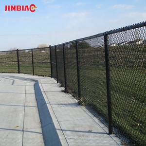 Nhà Máy Bán Buôn Kim Loại Ngoài Trời Màu Xanh Lá Cây Dây Lưới Hàng Rào Trellis Chuỗi Liên Kết Lưới Sân Vận Động Hàng Rào 6ft Cho Nhà - Product Image 3