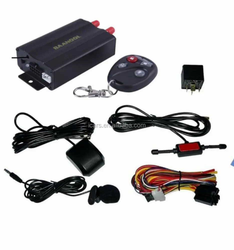 guangzhou good service suppliers selling 12-24v smart real time tracking gps car safety alarm system on sale