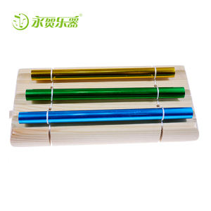 Venta al por mayor delicado campanas Orff golpea 3-tono campanas de viento Elm sólido pedestal de tubo de aluminio de Seiko la producción de juguetes de <span class=keywords><strong>los</strong></span> niños - Product Image 5