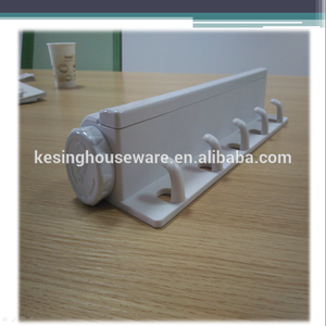Indoor wall mounted retractable laundry clothesline clothes - Product Image 2