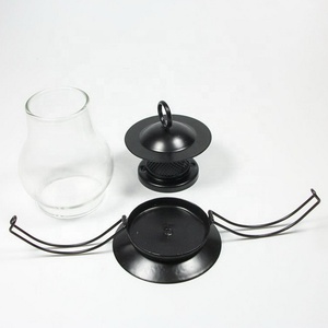 <span class=keywords><strong>Vintage</strong></span> In Metallo In Vetro <span class=keywords><strong>Candela</strong></span> Lanterna Da Giardino Tempesta <span class=keywords><strong>Candela</strong></span> Lampada In Metallo Del Supporto Del Basamento - Product Image 4