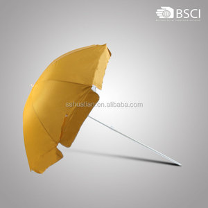 Paraguas de playa para exteriores, sombrilla a prueba de viento, color amarillo, nuevo diseño, 2022 - Product Image 3