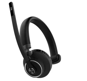 Mono Kantoor Noise Cancelling Draadloze Call Center Headset Met Boom Mic