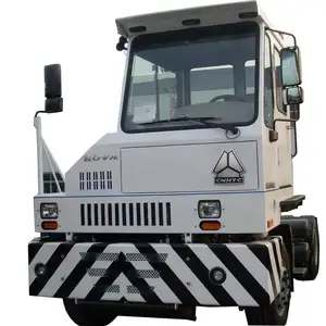 SINOTRUK HOVA High Quality Diesel Wharf Tractor 4x2 Low-Speed Port Terminal Harbour Tractor Truck for sale