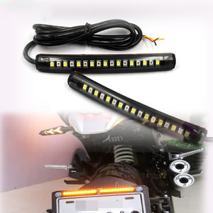<span class=keywords><strong>Feu</strong></span> de Stop arrière <span class=keywords><strong>LED</strong></span>, clignotant Flexible, ambre rouge, pour <span class=keywords><strong>moto</strong></span>, plaque d'immatriculation, <span class=keywords><strong>bande</strong></span> - Product Image 1