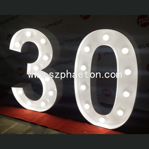 Lettres décoratives pour chapiteau, fournitures pour fête d'anniversaire - Product Image 5