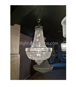Guzhen – lustre en cristal à prismes, lustre à panier empire, éclairage moderne, lustre chromé d'intérieur, prix moins cher