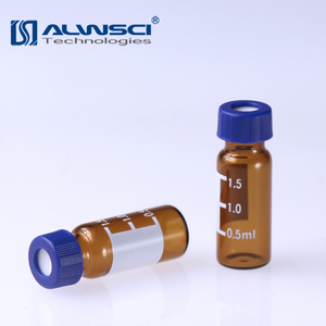 Laboratuvar analizi 1.5ml HPLC otomatik örnekleyici cam flakon PP vidalı kapak ve <span class=keywords><strong>Septum</strong></span> - Product Image 4