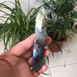 Naturale guarigione di <span class=keywords><strong>cristallo</strong></span> torre di <span class=keywords><strong>Cristallo</strong></span> Di Quarzo Doppio Terminato Punto <span class=keywords><strong>Labradorite</strong></span> Bacchetta per la decorazione - Product Image 3