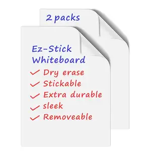 Peel And Stick Removable Dry Erase White Board Paper Cling Self Adhesive Magnetic Whiteboard Sticker