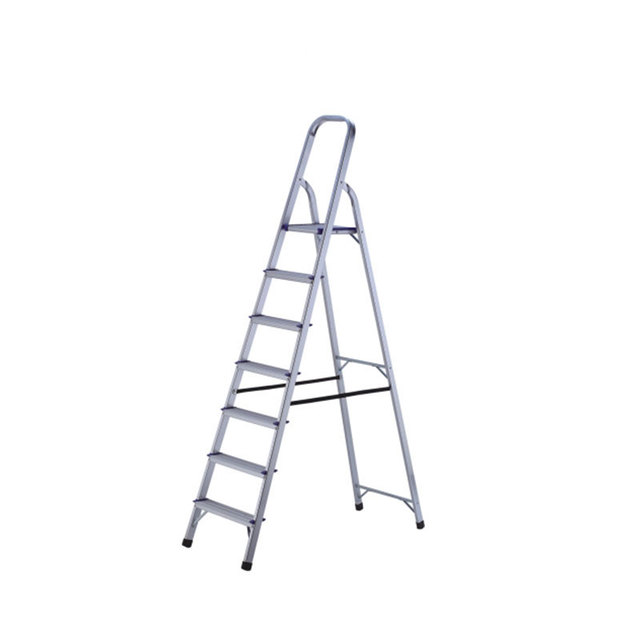 Industrial Home Step Ladder AP-2347 Sturdy Aluminum Folding High Step for Multi Purpose Use