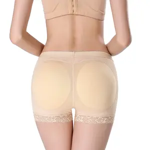 Women Sponge Padded Abundant Buttocks Pants Lady Push Up Middle