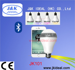 De vente chaude 2016 voyant bluetooth haut - parleur ampoule changement de couleur contrôle de l'application - Product Image 1