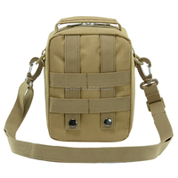 Sac messager tactique Molle, sac d'accessoires d'épaule, sac de voyage, sac de bandoulière, équipement EDC de plein air, sac à main, sac bandoulière pratique