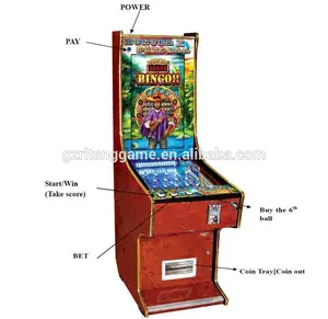 Bingo Chasseur modèle électronique arcade 567 boules de flipper machine