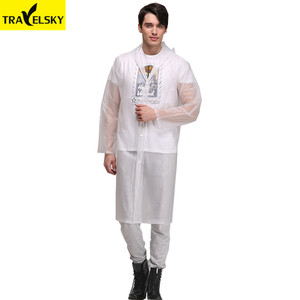 Abbigliamento impermeabile trasparente Travelsky Logo personalizzato uomo adulto e <span class=keywords><strong>donna</strong></span> - Product Image 5