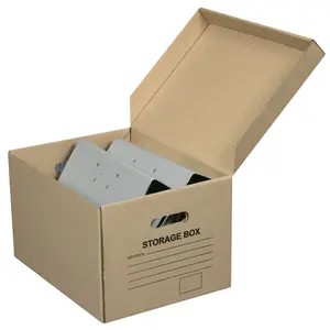 Double Paroi Carton Ondulé Pliant Boîte De Rangement