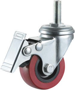 Roda resistente leve de 2 polegadas 50mm, rotação giratória de tpu poliuretano - Product Image 2