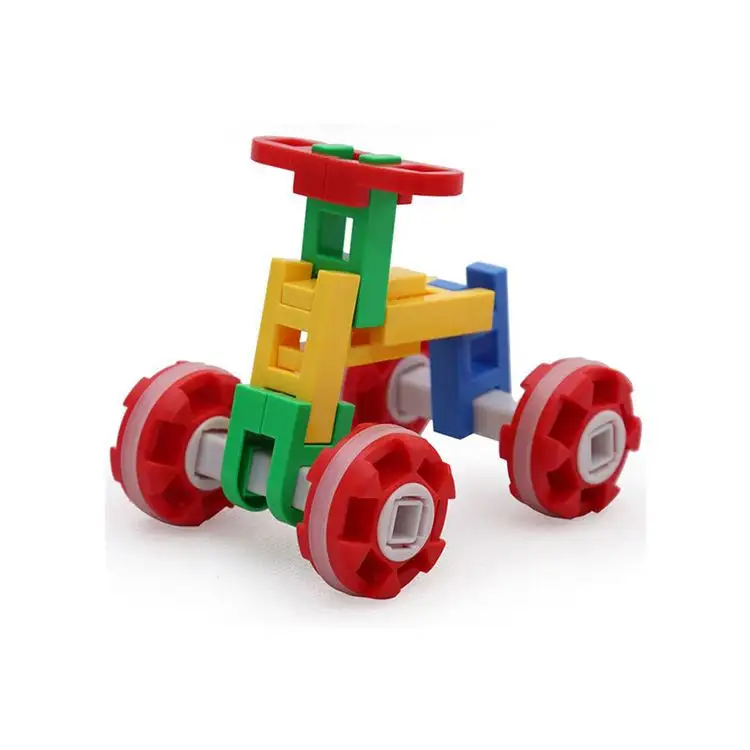 Hot sale cheap small colorful blocks building diy plastic educational construction toy