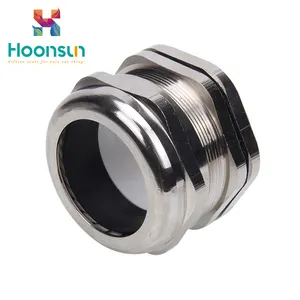 HOONSUN pg7 pg13.5 pg9 pg11 ip68 waterproof nickel plated brass metal cable glands with ATEX CE ROHS to UK