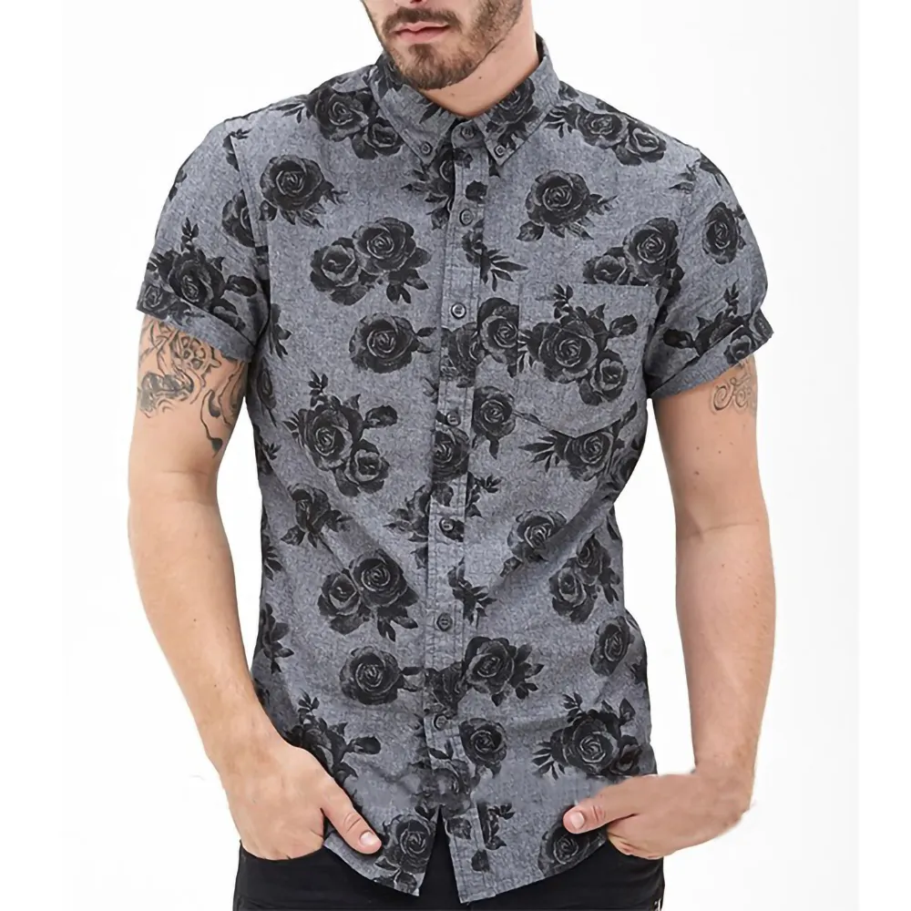 2019 heißer verkauf Italy stil mode neue modell floral print shirt für männer